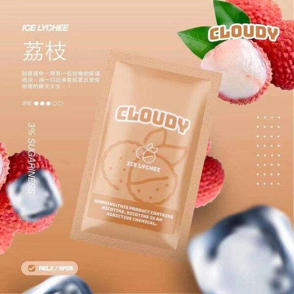 【拋棄式】CLOUDY系列 煙彈(一入裝) 3% 通用RELX/ILIA/LANA/SP2S