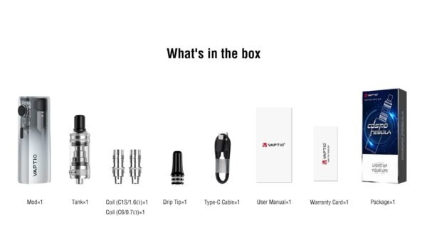 【小煙主機】VAPTIO COSMO NEBULA KIT 星雲 套組